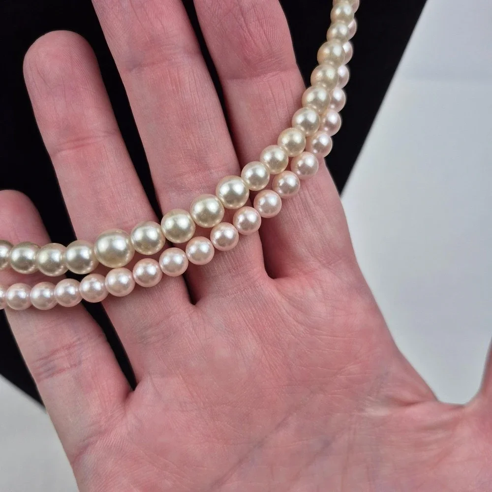 Vtg Pearl Jewelry Lot Necklace 16